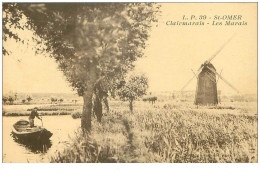 62.SAINT OMER.n°25418.CLAIRMARAIS.LES MARAIS.MOULIN A VENT - Saint Omer