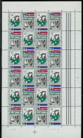 J.B. Moens  : N° F 1687 Feuille De 12 - Planche 2 - Datée: 12 X 73 - 1971-1980