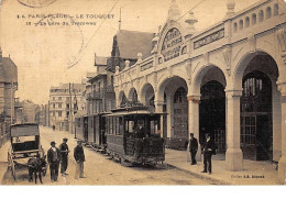 62.n°56135.le Touquet.pas Courante.paris-plage.la Gare Du Tramway.en Etat - Le Touquet