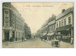 62.LENS.PETIT FAUBOURG.RUE DECROMBECQUE.MARCHAND-FRE RES - Lens