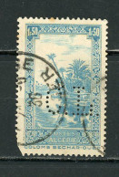 ALGERIE (RF):  VUES - N° Yvert 118 Obli. PERFORÉ “CL” - Used Stamps