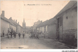 CAR-AABP3-60-0226 - PLAINVILLE - La Grande Rue - Autres & Non Classés