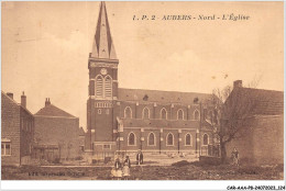 CAR-AAAP8-59-0594 - AUBERS - Nord - L'Eglise - Autres & Non Classés