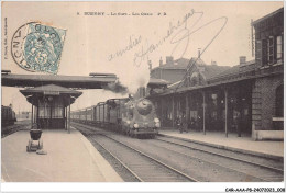 CAR-AAAP8-59-0536 - BUSSIGNY - La Gare - Les Quais - Train - Other & Unclassified