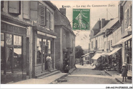 CAR-AAIP4-58-0340 - LUZY - La Rue Du Commerce  - Autres & Non Classés