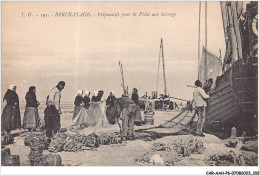 CAR-AAHP6-62-0527 - BERCK-PLAGE - Préparatifs De La Pêche Aux Barengs - Berck