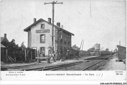 CAR-AAGP5-62-0418 - SAULTY-L'ARBRET - La Gare  - Sonstige & Ohne Zuordnung