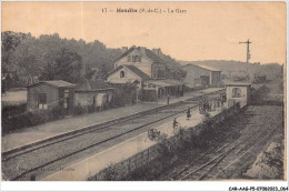 CAR-AAGP5-62-0414 - HESDIN - La Gare  - Hesdin