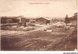 CAR-AAGP5-61-0382 - ECHAUFFOUR - La Gare - Carte Vendue En L'etat - Autres & Non Classés