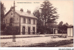 CAR-AAGP4-61-0380 - TOUROUVRE - La Gare  - Autres & Non Classés