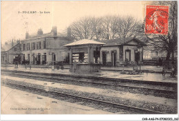 CAR-AAGP4-61-0371 - FOLLIGNY - La Gare - Autres & Non Classés