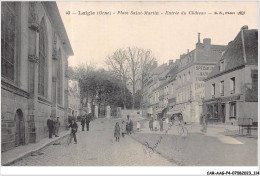 CAR-AAGP4-61-0347 - LAIGLE - Place Saint-Martin - Entrée Du Chateau  - L'Aigle
