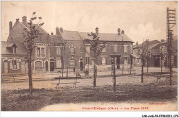 CAR-AAGP4-60-0328 - PONT-L'EVEQUE - La Place 1929 - Sonstige & Ohne Zuordnung