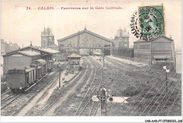 CAR-AADP7-62-0610 - CALAIS - Panorama Et La Gare Centrale - Train - Calais