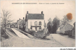 CAR-AADP7-60-0574 - MARSEILLE EN BEAUVAISIS - Route De Calais Et Quartier Du Bonheur - Marseille-en-Beauvaisis