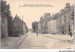 CAR-AADP7-60-0543 - PONT SAINT MAXENCE - Avenue De La Gare Et Rue De La Republique  - Autres & Non Classés