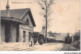 CAR-AADP6-60-0476 - BERTHECOURT - La Gare - Train - Autres & Non Classés