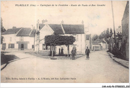 CAR-AADP6-60-0448 - PLAILLY - Carrefour De La Fontaine - Route De Paris Et Rue Grosille - Andere & Zonder Classificatie