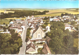 EN AVION AU-DESSUS DE ... FLEURIGNY (89) Vue Générale Du Village (Ed : SOFER)  CPSM GF - Autres & Non Classés