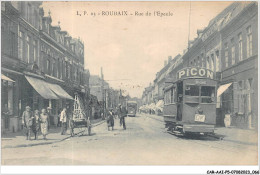 CAR-AAIP5-59-0409 - ROUBAIX - Rue De L'Epeule - Tramway - Roubaix