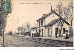 CAR-ABAP5-58-0408 - SAINT-PIERRE-LE-MOUTIER - La Gare - Saint Pierre Le Moutier