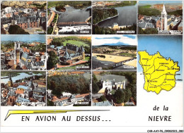 CAR-AAYP6-58-0415 -LA CHARITE-SUR-LOIRE - En Avion Au Dessus De La NIEVRE - La Charité Sur Loire