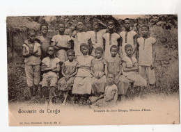 NELS Série 14 N° 11 - Souvenir Du Congo - Ecoliers De Race Mongo, Mission D'Ikao - Belgian Congo