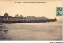 CAR-AATP7-62-0601 - LE PORTEL - La Côte D'alpreck Et L'epi Par Mauvais Temps - Le Portel