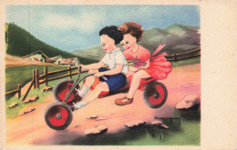ILLUSTRATEURS _S29167_ Charme 957 - Enfants Faisant De La Moto - 1900-1949