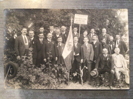 CARTE PHOTO - Pour La Défense Des Vignerons De L’Aube - Ligue Des Combattants De La Grande Guerre - Sonstige & Ohne Zuordnung