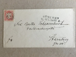 Deutschland Germany - Bayern Bavaria 1868 Munchen Karnberg (Gemeinde St. Veit An Der Glan) Used Letter Cover - Lettres & Documents