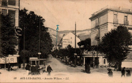 N°3783 W -cpa Aix Les Bains -avenue Wilson- - Aix Les Bains