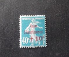 FRANCIA FRANCE 1927 AU PROFIT DE LA CAISSE D AMORTISSEMENT YVERT N.246 MNHL SEMEUSE - Unused Stamps