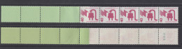 Bund 699 C RE 5+4 Grün/dextrin Grüne Nr. Unfallverhüttung 40 Pf Postfrisch - Rollenmarken