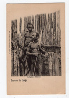 NELS Série 14 N° 45 - Souvenir Du Congo - Indigènes Bazoko - Belgisch-Congo