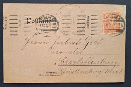 Dienstmarken 1920, Postkarte Berlin Mi 20 - Oficial