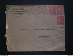 ENVELOPE FRANCE FRANCIA 1928 SEMEUSE RRR - Storia Postale