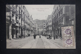 HONG KONG - Affranchissement En Paire Sur Carte Postale En 1910 - L 152735 - Briefe U. Dokumente