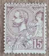 Monaco - YT N°24 - Prince Albert 1er - 1901 - Oblitéré - Gebraucht