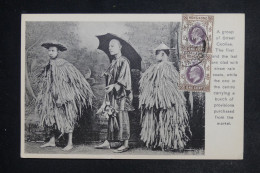 HONG KONG - Affranchissement En Paire Sur Carte Postale En 1910 - L 152736 - Cartas & Documentos