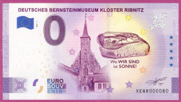 0-Euro XEQR 01 2021 # 080 ! DEUTSCHES BERNSTEINMUSEUM KLOSTER RIBNITZ - Privéproeven