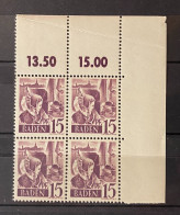 Baden - 1947 - Michel Nr. 5 P OR Bogenteil - Postfrisch - Baden