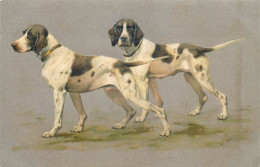 ILLUSTRATION CHIENS  Carte Gaufrée ( Début 1900 ) - Chiens