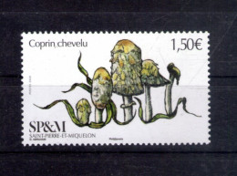 Saint Pierre Et Miquelon. Champignon. Caprin Chevelu - Unused Stamps