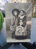 Cpa BRETAGNE Jeunes Enfants De Bannalec Et Scaer. 1915 - Bannalec