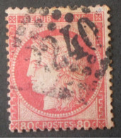 STAMPS FRANCE FRANCIA 1870 CERES 80 CENT ROSE YVERT N.57 - 1871-1875 Ceres