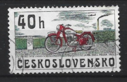 Ceskoslovensko 1975  Motorcycle   Y.T.  2118 (0) - Used Stamps