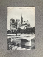 Paris Abside De L'Eglise Norte-Dame Carte Postale Postcard - Churches