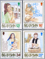 169127 MNH MAN 1989 NAVIDAD - Isle Of Man