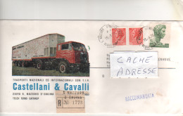 3 Timbres Sur Lettre Recommandée , Registered  Cover , Mail Du 15/9/76 - 1961-70: Gebraucht